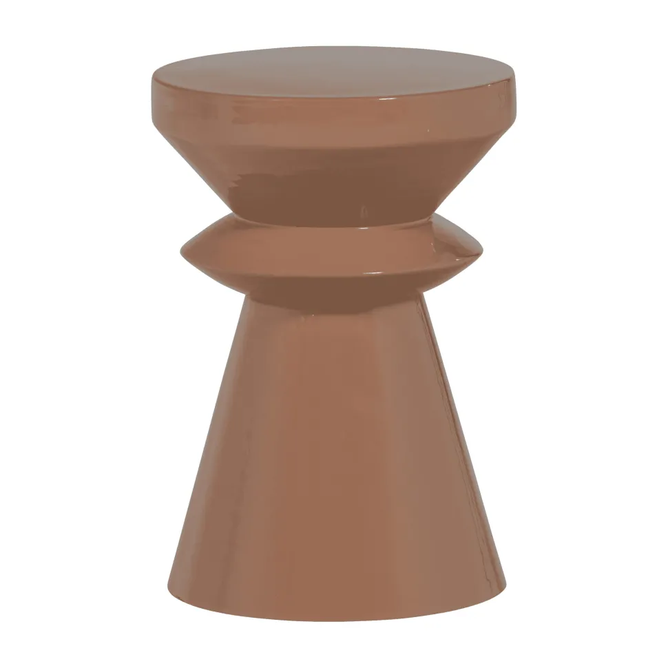 Ronde Bijzettafel Fedde 30cm, kleur Oud Roze