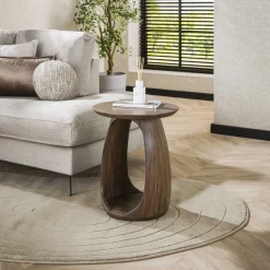 Ronde Bijzettafel Jabril Acaciahout