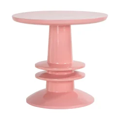 Ronde Bijzettafel Josy 42cm, kleur Roze