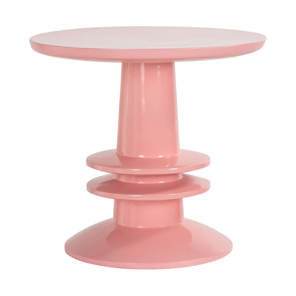 Ronde Bijzettafel Josy 42cm, kleur Roze