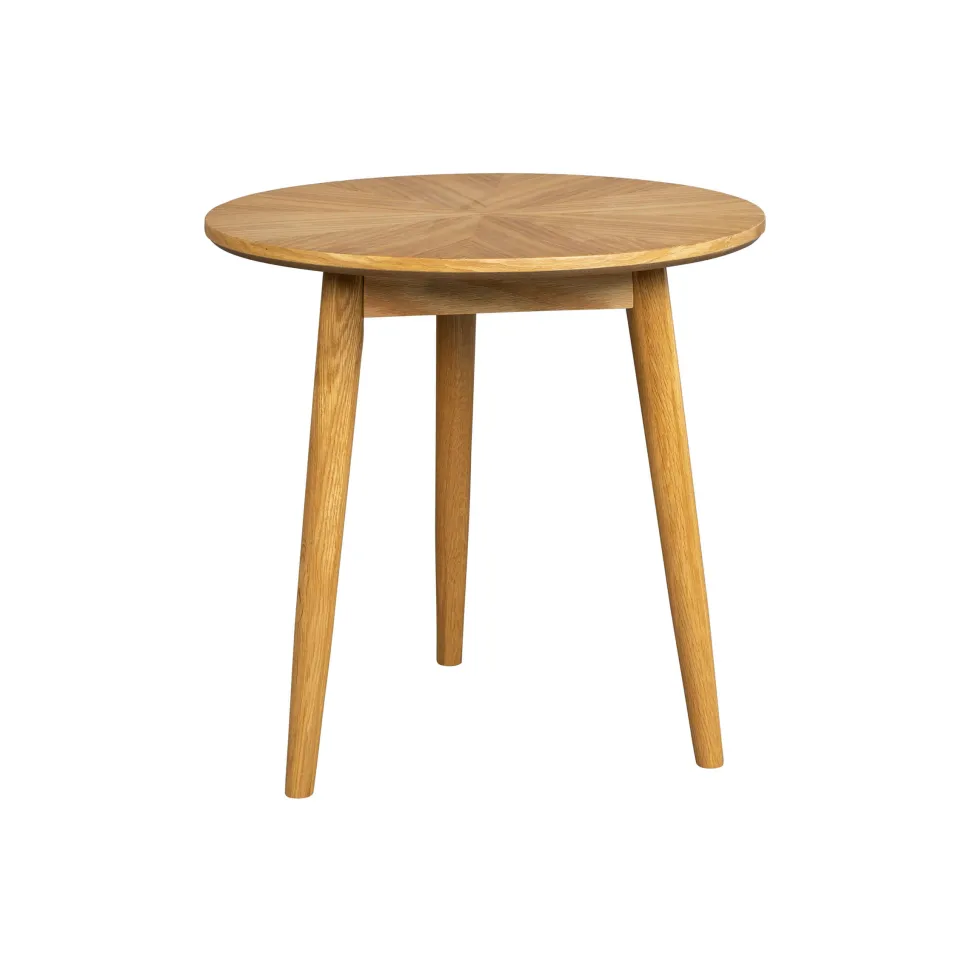Ronde Bijzettafel Memo Eikenhout, 50cm