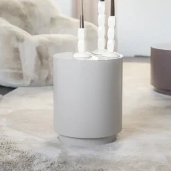 Ronde Bijzettafel Mesita 37cm metaal