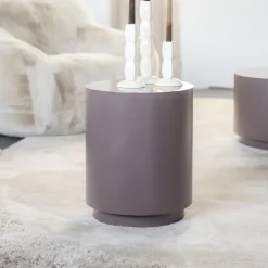 Ronde Bijzettafel Mesita 37cm metaal