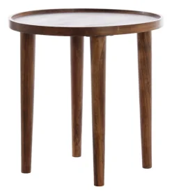Ronde Bijzettafel Qiano Acaciahout