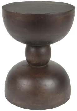 Ronde Bijzettafel Shaday Mangohout, 30cm