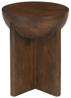 Ronde Bijzettafel Sharenna Mangohout, 40cm