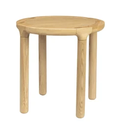 Ronde Bijzettafel Storm Eikenhout, 45cm