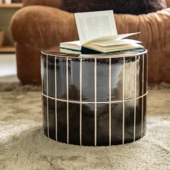 Ronde Bijzettafel TileTastic Aardewerk, 42cm