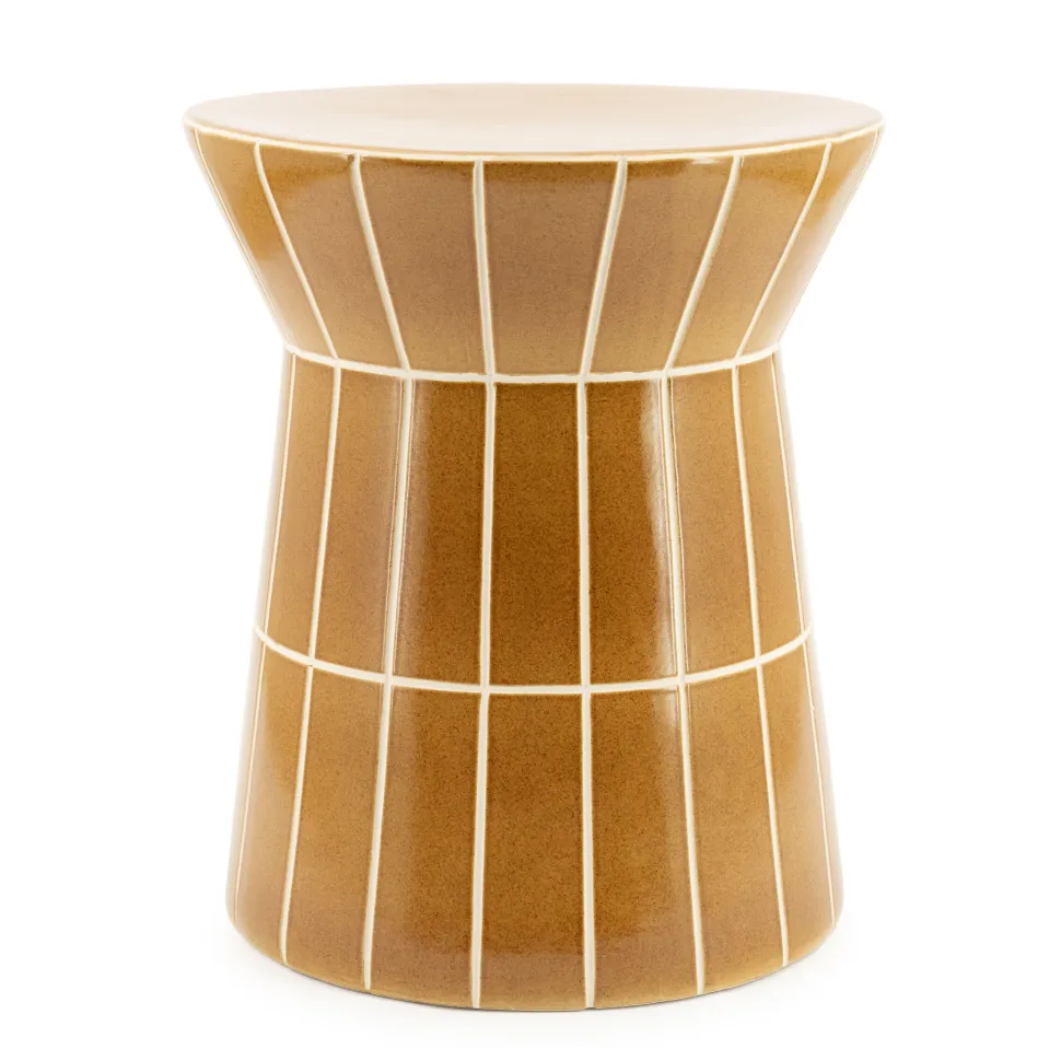 Ronde Bijzettafel TileTastic Aardewerk, 38cm