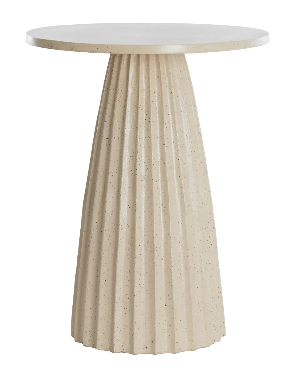 Ronde Bijzettafel Veglia 40cm, kleur Zand