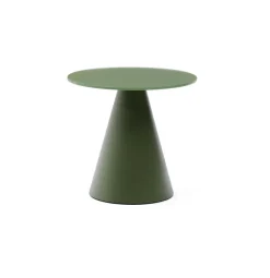 Ronde Bijzettafel Wilshire Gehard glas, 35cm