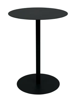 Ronde Bistrotafel Snow Staal, 57cm, kleur Zwart