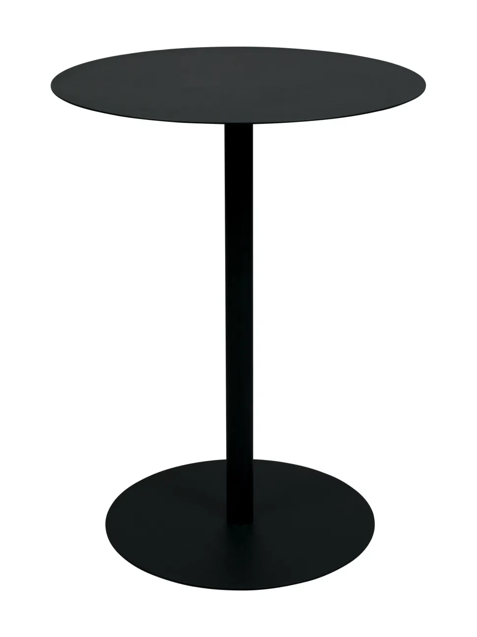 Ronde Bistrotafel Snow Staal, 57cm, kleur Zwart