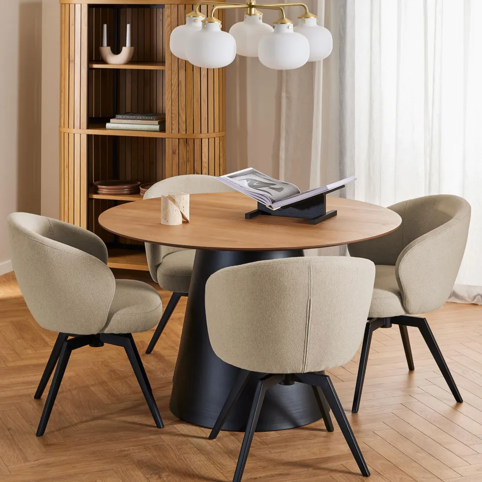 Ronde Eettafel Anemone Eiken, 120cm