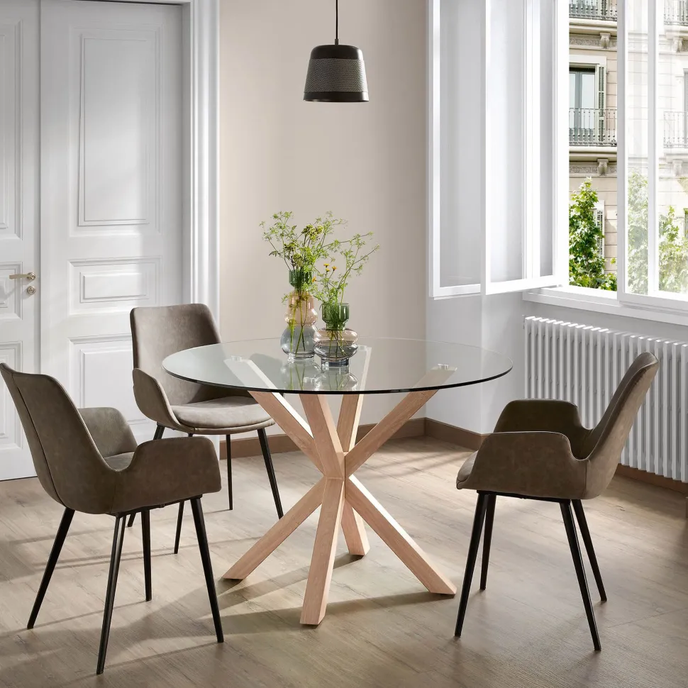 Ronde Eettafel Argo 120cm, Glas
