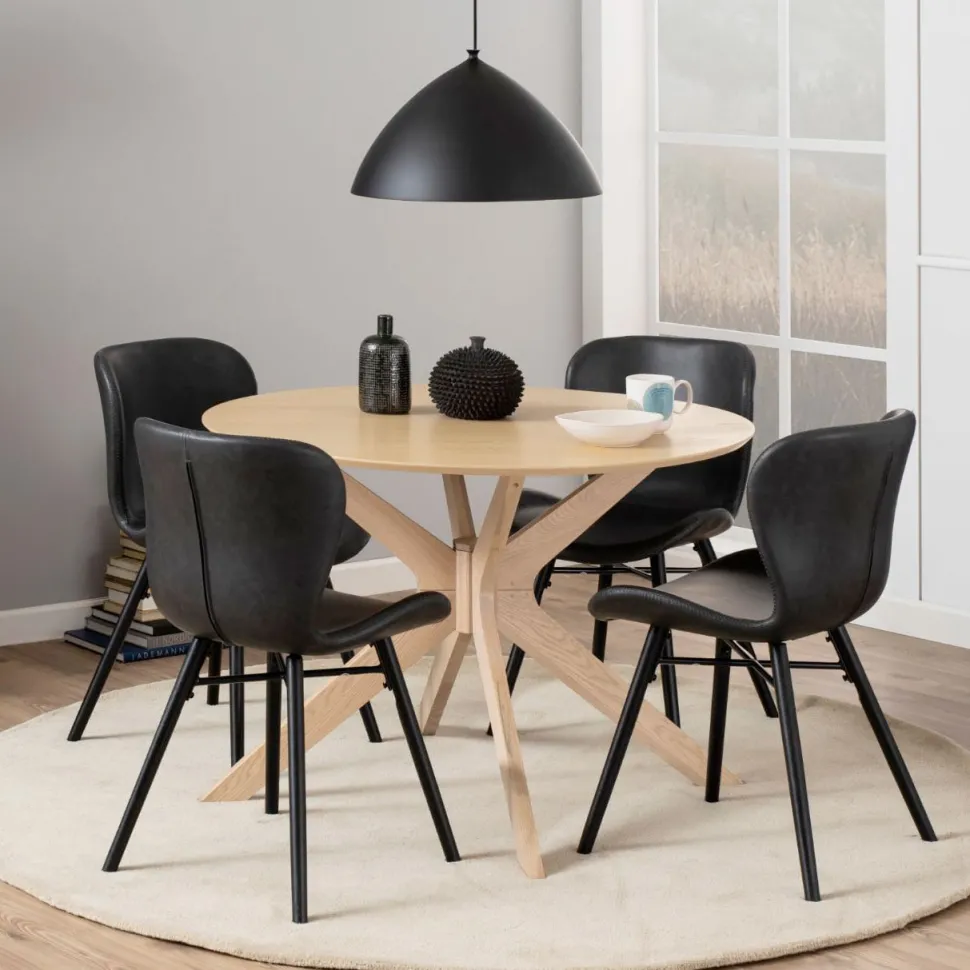 Ronde Eettafel Evald 105cm Eiken