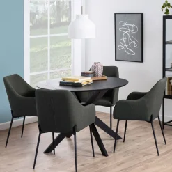 Ronde Eettafel Evald 105cm Eiken