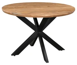 Ronde Eettafel Jesper Mangohout, kleur Naturel