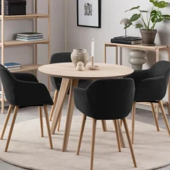 Ronde Eettafel Kimya Eiken, 100cm