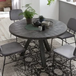 Ronde Eettafel Lorence Mangohout, 120cm