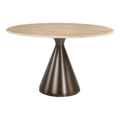 Ronde Eettafel Montgommery Marmerlook, 130cm