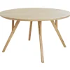 Ronde Eettafel Quenza Mangohout, 140cm, kleur Naturel