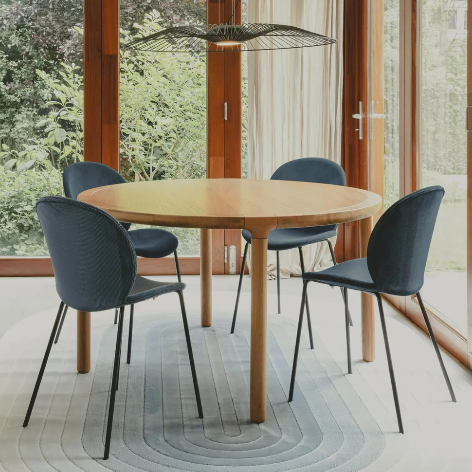 Ronde Eettafel Storm Eikenhout, 128cm