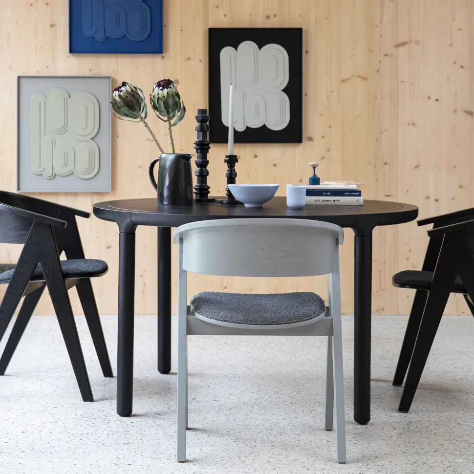 Ronde Eettafel Storm Eikenhout, 128cm