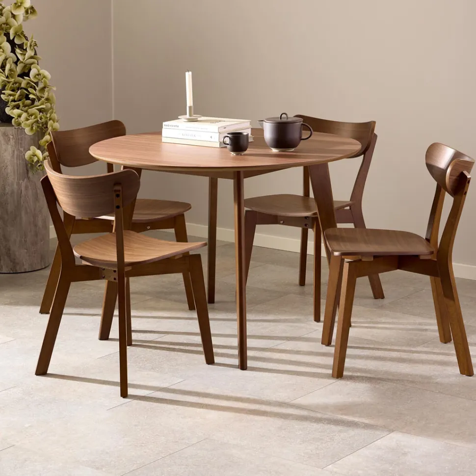 Ronde Eettafel Torkil Walnoot