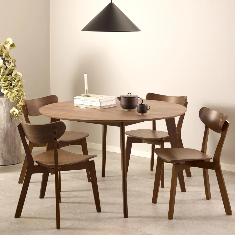 Ronde Eettafel Torkil Walnoot