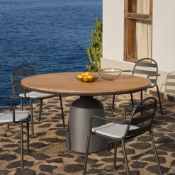 Ronde Eettafel Tudons Teakhout, 120cm