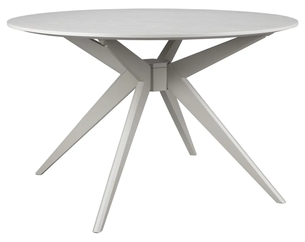 Ronde Eettafel Valecia 122cm, kleur Beige