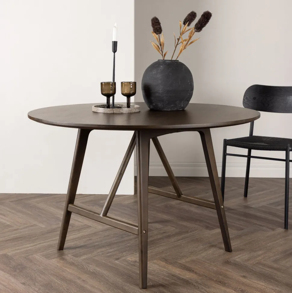 Ronde Eettafel Yolando Rubberhout, 100cm