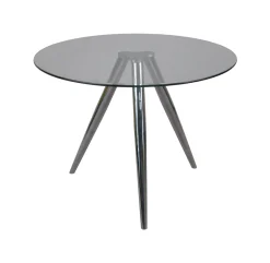 Ronde Glazen Eettafel Shanna 100cm