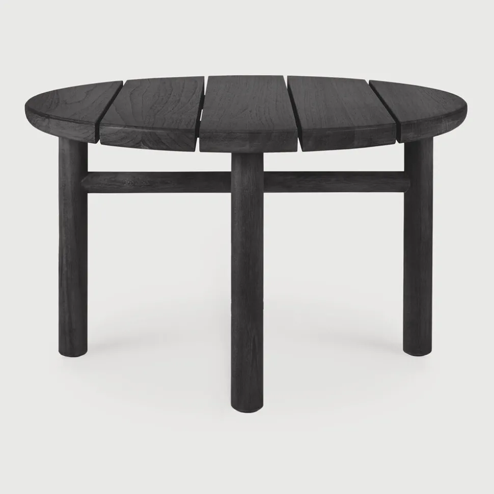 Ronde Outdoor Bijzettafel Quatro Teakhout, 59cm