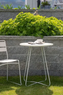 Ronde Outdoor Bistrotafel Terrah 60cm, kleur Beige