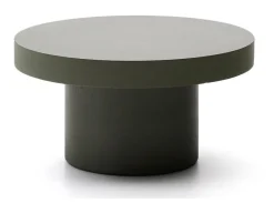 Ronde Salontafel Aiguablava Beton, kleur Donkergroen