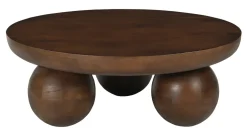 Ronde Salontafel Ambur Mangohout, 90cm