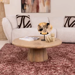 Ronde Salontafel Asti Mangohout, 90cm