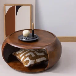 Ronde Salontafel Cole Mangohout, 72cm