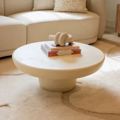 Ronde Salontafel Jake Beton, 80cm