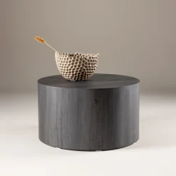 Ronde Salontafel Katiana 80cm, kleur Zwart