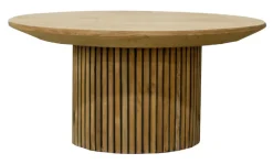 Ronde Salontafel Lausanne Teakhout, 80cm