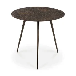 Ronde Salontafel Luna Minerals, 50cm, kleur Whisky