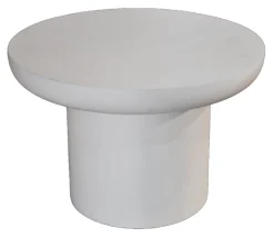 Ronde Salontafel Mavi Mangohout, 60cm, kleur Soft Sand