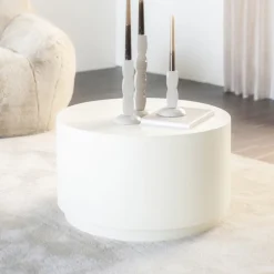 Ronde Salontafel Mesita metaal 60cm