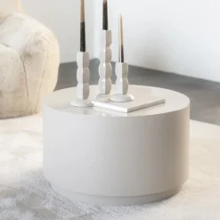 Ronde Salontafel Mesita metaal 60cm