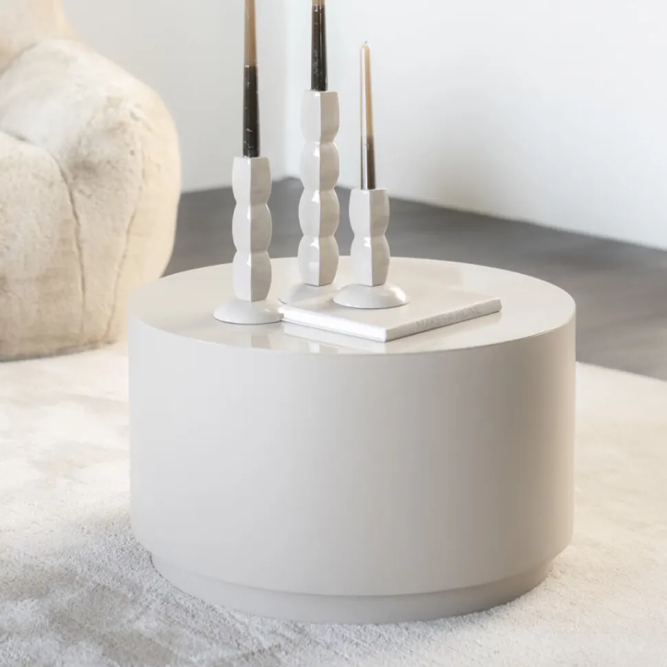 Ronde Salontafel Mesita metaal 60cm