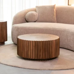 Ronde Salontafel Novan Mangohout