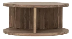 Ronde Salontafel Rush Teakhout, 80cm